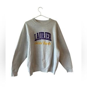 Wilfrid Laurier University Golden Hawks Sweater Size XL